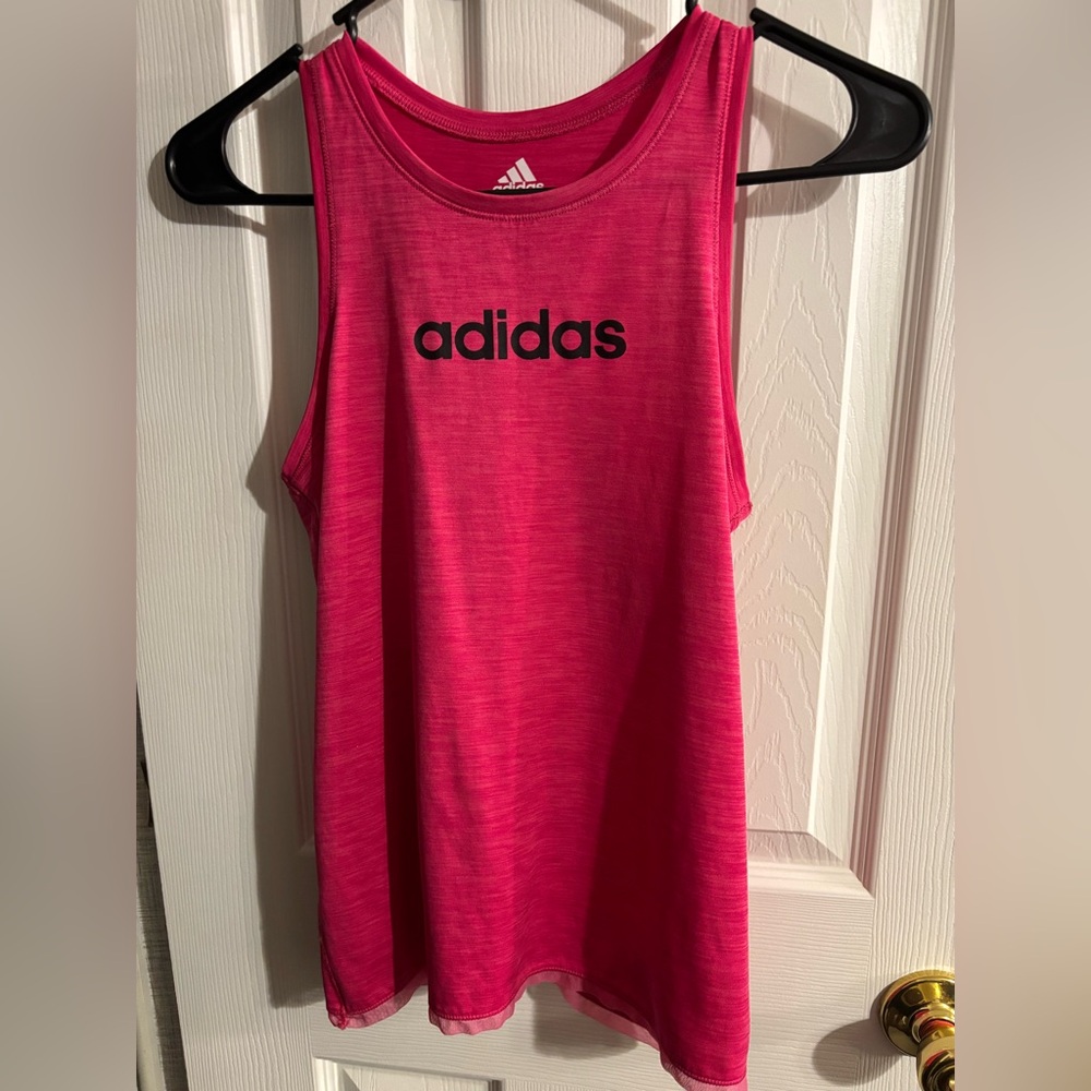 Adidas Vibrant Pink Athletic Top